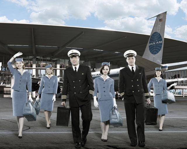 ABC TV's new series PAN AM -- little whoopsie!